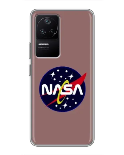 Чехол для Xiaomi POCO F4 (5G) с картинкой «NASA — ретро космос» Чехол для Xiaomi POCO F4 (5G) с картинкой «NASA — ретро космос»