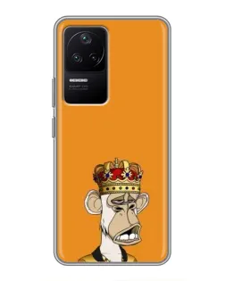 Чехол для Xiaomi POCO F4 (5G) с картинкой «Золотая обезьяна Bored Ape» Чехол для Xiaomi POCO F4 (5G) с картинкой «Золотая обезьяна Bored Ape»