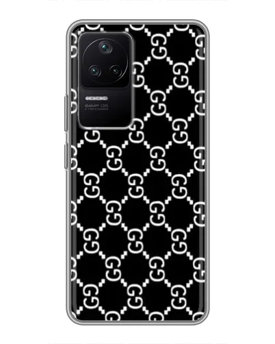 Чехол для Xiaomi POCO F4 (5G) с картинкой «Gucci — сетчатый паттерн» Чехол для Xiaomi POCO F4 (5G) с картинкой «Gucci — сетчатый паттерн»