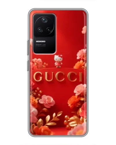 Чехол для Xiaomi POCO F4 (5G) с картинкой «Gucci — золотой сад» Чехол для Xiaomi POCO F4 (5G) с картинкой «Gucci — золотой сад»