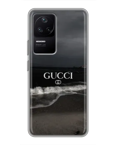 Чехол для Xiaomi POCO F4 (5G) с картинкой «Gucci — морской прибой» Чехол для Xiaomi POCO F4 (5G) с картинкой «Gucci — морской прибой»