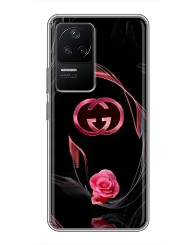 Чехол для Xiaomi POCO F4 (5G) с картинкой «Gucci — неоновая роза» Чехол для Xiaomi POCO F4 (5G) с картинкой «Gucci — неоновая роза»