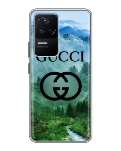 Чехол для Xiaomi POCO F4 (5G) с картинкой «Gucci — горный пейзаж» Чехол для Xiaomi POCO F4 (5G) с картинкой «Gucci — горный пейзаж»