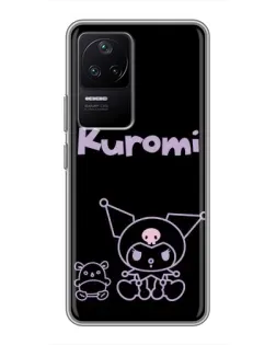 Чехол для Xiaomi POCO F4 (5G) с картинкой «Kuromi — черный минимализм» Чехол для Xiaomi POCO F4 (5G) с картинкой «Kuromi — черный минимализм»