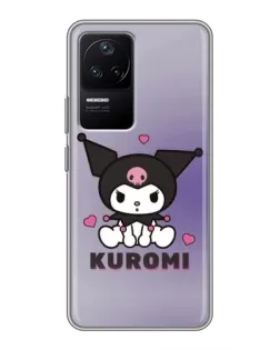 Чехол для Xiaomi POCO F4 (5G) с картинкой «Kuromi — фиолетовый арт»