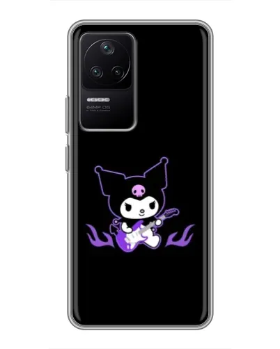 Чехол для Xiaomi POCO F4 (5G) с картинкой «Электрическая Kuromi»