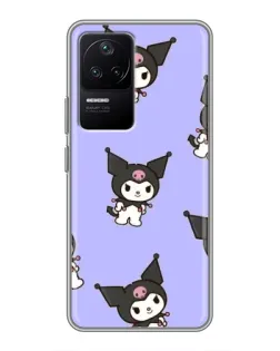 Чехол для Xiaomi POCO F4 (5G) с картинкой «Паттерн с Kuromi»
