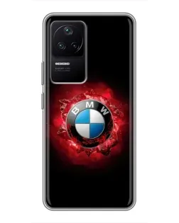 Чехол для Xiaomi POCO F4 (5G) с картинкой «Логотип BMW — вспышка» Чехол для Xiaomi POCO F4 (5G) с картинкой «Логотип BMW — вспышка»