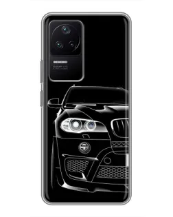 Чехол для Xiaomi POCO F4 (5G) с картинкой «Темный силуэт BMW» Чехол для Xiaomi POCO F4 (5G) с картинкой «Темный силуэт BMW»