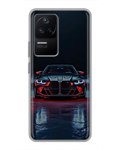 Чехол для Xiaomi POCO F4 (5G) с картинкой «BMW на мокрой дороге» Чехол для Xiaomi POCO F4 (5G) с картинкой «BMW на мокрой дороге»