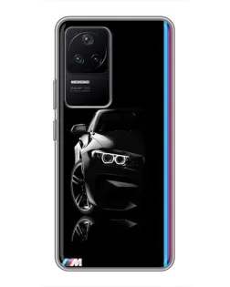 Чехол для Xiaomi POCO F4 (5G) с картинкой «Силуэт BMW в темноте» Чехол для Xiaomi POCO F4 (5G) с картинкой «Силуэт BMW в темноте»