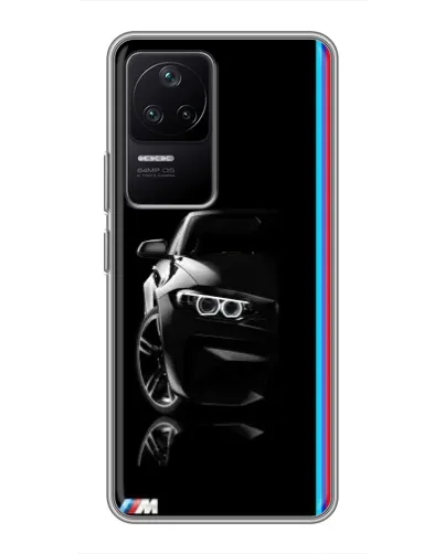 Чехол для Xiaomi POCO F4 (5G) с картинкой «Силуэт BMW в темноте» Чехол для Xiaomi POCO F4 (5G) с картинкой «Силуэт BMW в темноте»