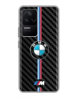 Чехол для Xiaomi POCO F4 (5G) с картинкой «Эмблема BMW и карбон» Чехол для Xiaomi POCO F4 (5G) с картинкой «Эмблема BMW и карбон»
