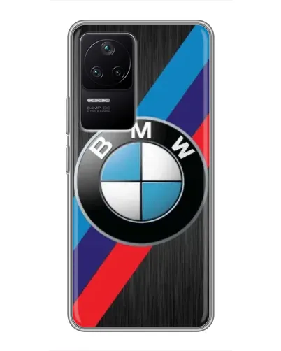 Чехол для Xiaomi POCO F4 (5G) с картинкой «BMW M-stripes стиль» Чехол для Xiaomi POCO F4 (5G) с картинкой «BMW M-stripes стиль»