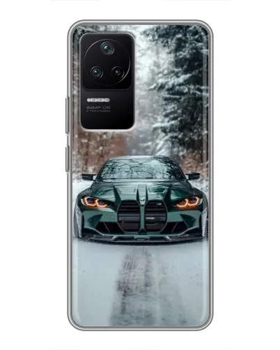 Чехол для Xiaomi POCO F4 (5G) с картинкой «BMW в зимнем лесу» Чехол для Xiaomi POCO F4 (5G) с картинкой «BMW в зимнем лесу»