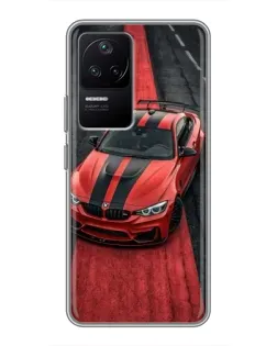 Чехол для Xiaomi POCO F4 (5G) с картинкой «BMW на красной дорожке» Чехол для Xiaomi POCO F4 (5G) с картинкой «BMW на красной дорожке»