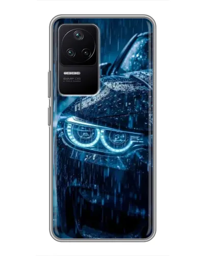 Чехол для Xiaomi POCO F4 (5G) с картинкой «BMW под дождем» Чехол для Xiaomi POCO F4 (5G) с картинкой «BMW под дождем»