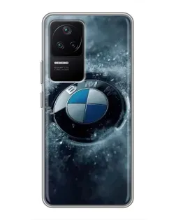 Чехол для Xiaomi POCO F4 (5G) с картинкой «Логотип BMW — лед» Чехол для Xiaomi POCO F4 (5G) с картинкой «Логотип BMW — лед»