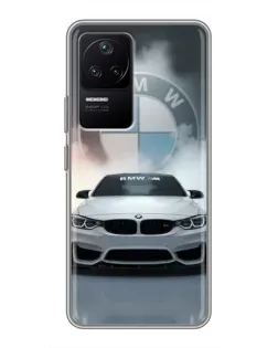 Чехол для Xiaomi POCO F4 (5G) с картинкой «BMW в белом дыму» Чехол для Xiaomi POCO F4 (5G) с картинкой «BMW в белом дыму»