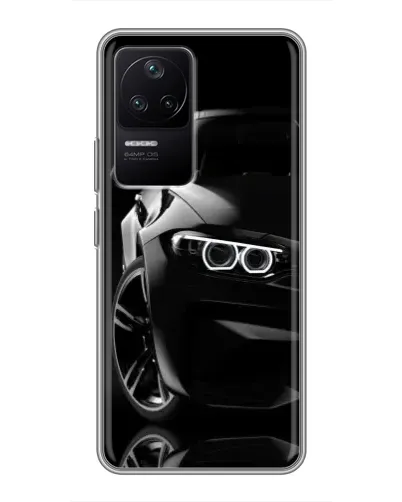 Чехол для Xiaomi POCO F4 (5G) с картинкой «Черная BMW — профиль» Чехол для Xiaomi POCO F4 (5G) с картинкой «Черная BMW — профиль»