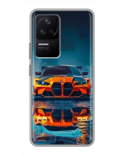 Чехол для Xiaomi POCO F4 (5G) с картинкой «BMW — золотая эмблема» Чехол для Xiaomi POCO F4 (5G) с картинкой «BMW — золотая эмблема»