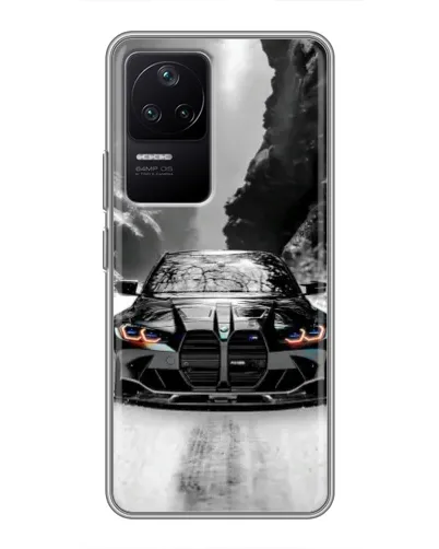 Чехол для Xiaomi POCO F4 (5G) с картинкой «BMW — акварельный дрифт» Чехол для Xiaomi POCO F4 (5G) с картинкой «BMW — акварельный дрифт»