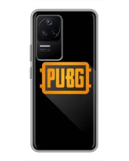 Чехол для Xiaomi POCO F4 (5G) с картинкой «PUBG — рамка лого» Чехол для Xiaomi POCO F4 (5G) с картинкой «PUBG — рамка лого»