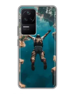 Чехол для Xiaomi POCO F4 (5G) с картинкой «PUBG — свободное падение» Чехол для Xiaomi POCO F4 (5G) с картинкой «PUBG — свободное падение»