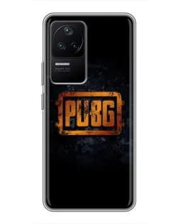 Чехол для Xiaomi POCO F4 (5G) с картинкой «PUBG — золотой логотип» Чехол для Xiaomi POCO F4 (5G) с картинкой «PUBG — золотой логотип»