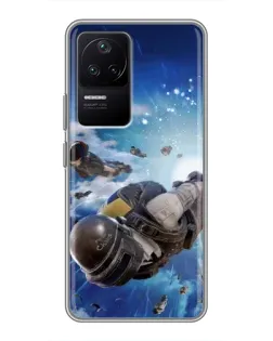 Чехол для Xiaomi POCO F4 (5G) с картинкой «Десант PUBG — прыжок» Чехол для Xiaomi POCO F4 (5G) с картинкой «Десант PUBG — прыжок»