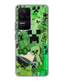 Чехол для Xiaomi POCO F4 (5G) с картинкой «Криперы Minecraft» Чехол для Xiaomi POCO F4 (5G) с картинкой «Криперы Minecraft»