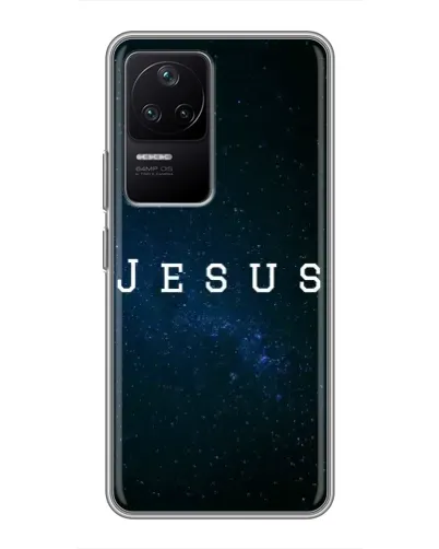 Чехол для Xiaomi POCO F4 (5G) с картинкой «Звездное небо Jesus»