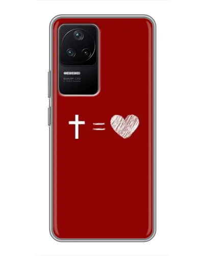Чехол для Xiaomi POCO F4 (5G) с картинкой «Уравнение любви» Чехол для Xiaomi POCO F4 (5G) с картинкой «Уравнение любви»