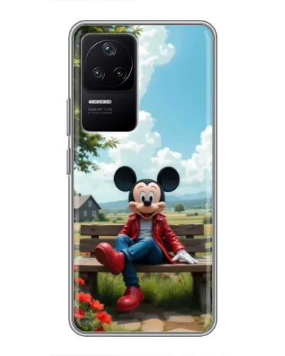 Чехол для Xiaomi POCO F4 (5G) с картинкой «Микки на скамейке» Чехол для Xiaomi POCO F4 (5G) с картинкой «Микки на скамейке»