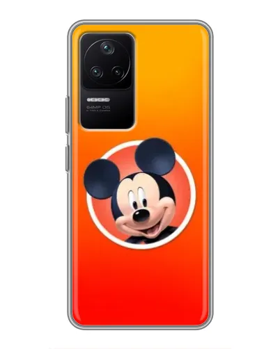 Чехол для Xiaomi POCO F4 (5G) с картинкой «Mickey в круге» Чехол для Xiaomi POCO F4 (5G) с картинкой «Mickey в круге»