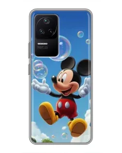 Чехол для Xiaomi POCO F4 (5G) с картинкой «Mickey и мыльные пузыри» Чехол для Xiaomi POCO F4 (5G) с картинкой «Mickey и мыльные пузыри»