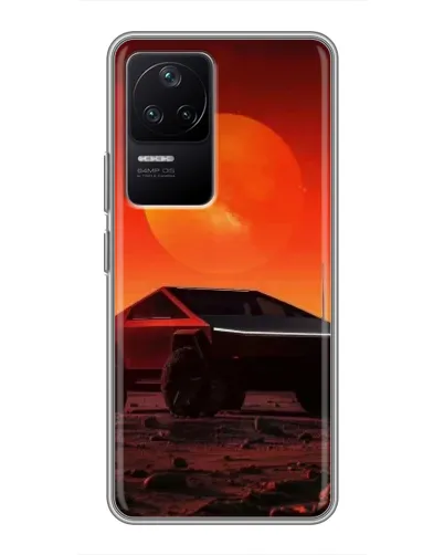 Чехол для Xiaomi POCO F4 (5G) с картинкой «Cybertruck на Марсе» Чехол для Xiaomi POCO F4 (5G) с картинкой «Cybertruck на Марсе»