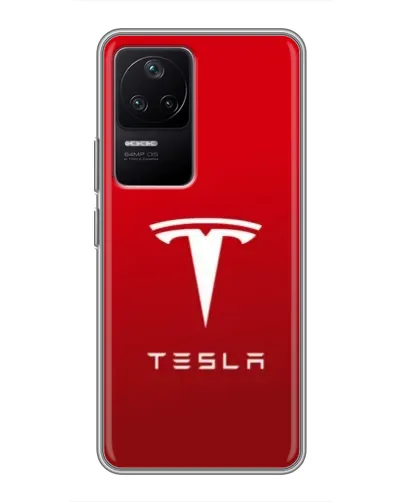 Чехол для Xiaomi POCO F4 (5G) с картинкой «Tesla Red Classic» Чехол для Xiaomi POCO F4 (5G) с картинкой «Tesla Red Classic»