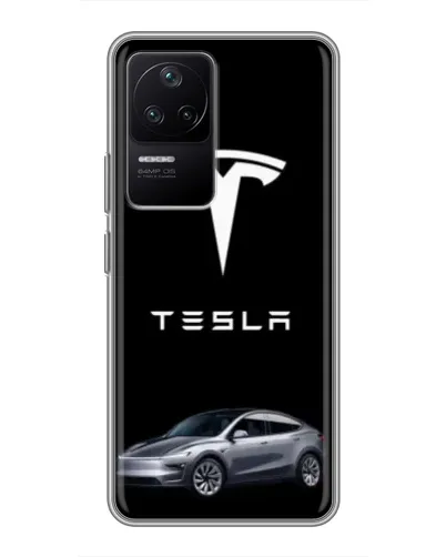 Чехол для Xiaomi POCO F4 (5G) с картинкой «Tesla Model Y» Чехол для Xiaomi POCO F4 (5G) с картинкой «Tesla Model Y»
