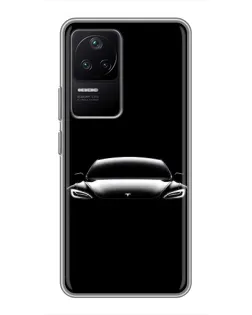 Чохол для Xiaomi POCO F4 (5G) з картинкою «Фари Tesla Night»