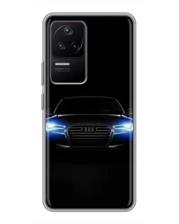 Чехол для Xiaomi POCO F4 (5G) с картинкой «Audi в неоне» Чехол для Xiaomi POCO F4 (5G) с картинкой «Audi в неоне»