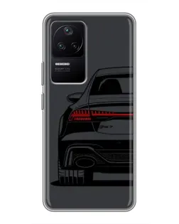 Чехол для Xiaomi POCO F4 (5G) с картинкой «Задняя часть Audi — арт» Чехол для Xiaomi POCO F4 (5G) с картинкой «Задняя часть Audi — арт»