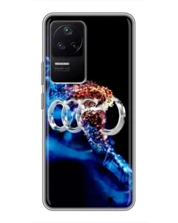 Чехол для Xiaomi POCO F4 (5G) с картинкой «Энергия лого Audi» Чехол для Xiaomi POCO F4 (5G) с картинкой «Энергия лого Audi»