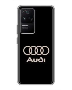 Чехол для Xiaomi POCO F4 (5G) с картинкой «Audi — золотой логотип» Чехол для Xiaomi POCO F4 (5G) с картинкой «Audi — золотой логотип»