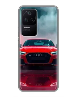 Чехол для Xiaomi POCO F4 (5G) с картинкой «Audi RS — красный стиль» Чехол для Xiaomi POCO F4 (5G) с картинкой «Audi RS — красный стиль»