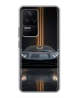 Чохол для Xiaomi POCO F4 (5G) з картинкою «Lamborghini золоті лінії» Чохол для Xiaomi POCO F4 (5G) з картинкою «Lamborghini золоті лінії»