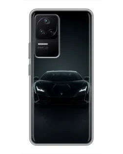 Чохол для Xiaomi POCO F4 (5G) з картинкою «Чорний Lamborghini Aventador» Чохол для Xiaomi POCO F4 (5G) з картинкою «Чорний Lamborghini Aventador»