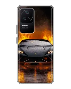 Чохол для Xiaomi POCO F4 (5G) з картинкою «Lamborghini у вогні» Чохол для Xiaomi POCO F4 (5G) з картинкою «Lamborghini у вогні»