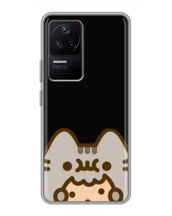 Чехол для Xiaomi POCO F4 (5G) с картинкой «Пушин на черном» Чехол для Xiaomi POCO F4 (5G) с картинкой «Пушин на черном»