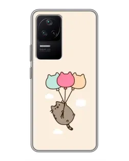 Чехол для Xiaomi POCO F4 (5G) с картинкой «Пушин на шариках» Чехол для Xiaomi POCO F4 (5G) с картинкой «Пушин на шариках»